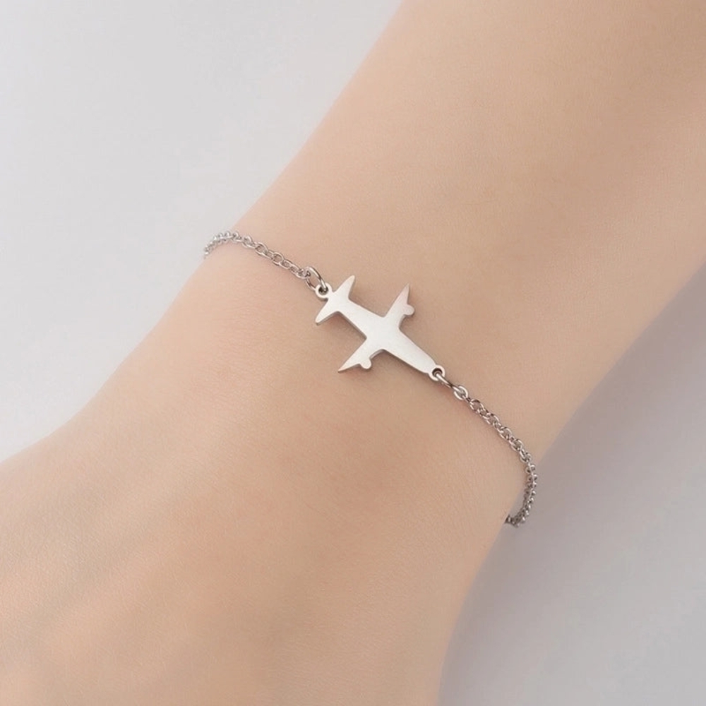 Airplane Charm Bracelet